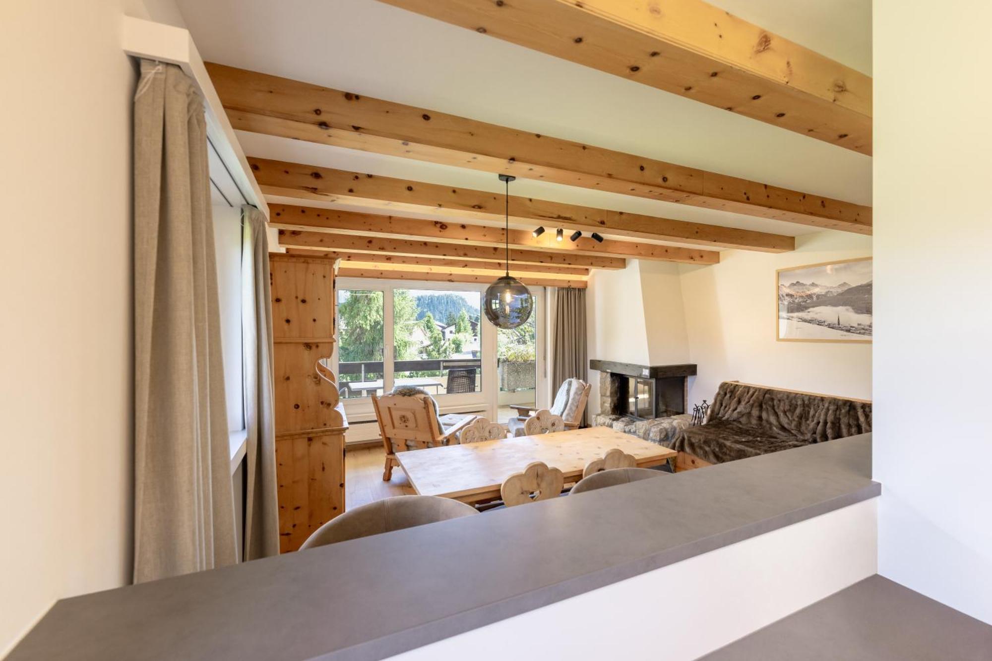 Cosy Apartment Facing Piz Rosatsch 圣莫里茨 外观 照片
