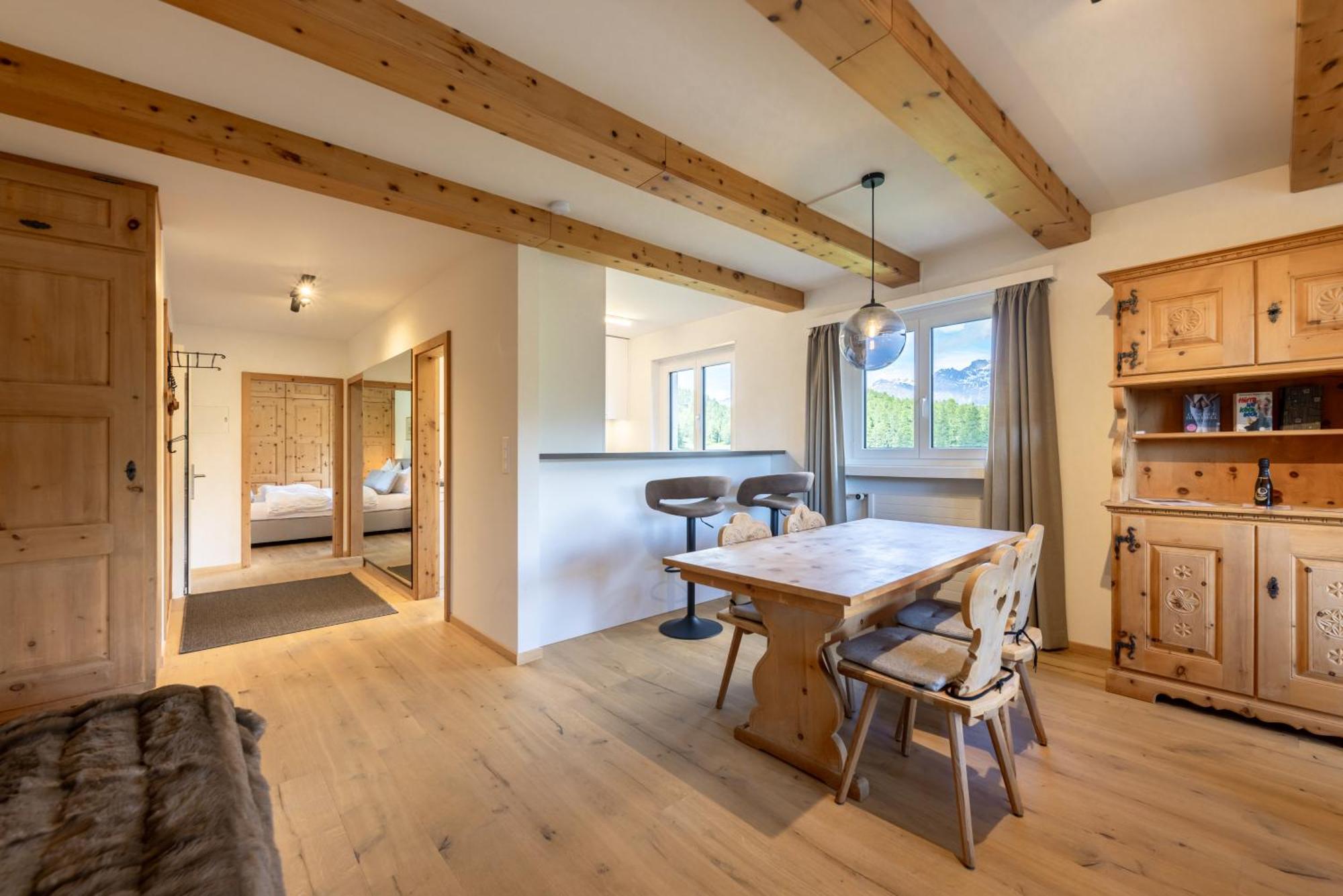 Cosy Apartment Facing Piz Rosatsch 圣莫里茨 外观 照片