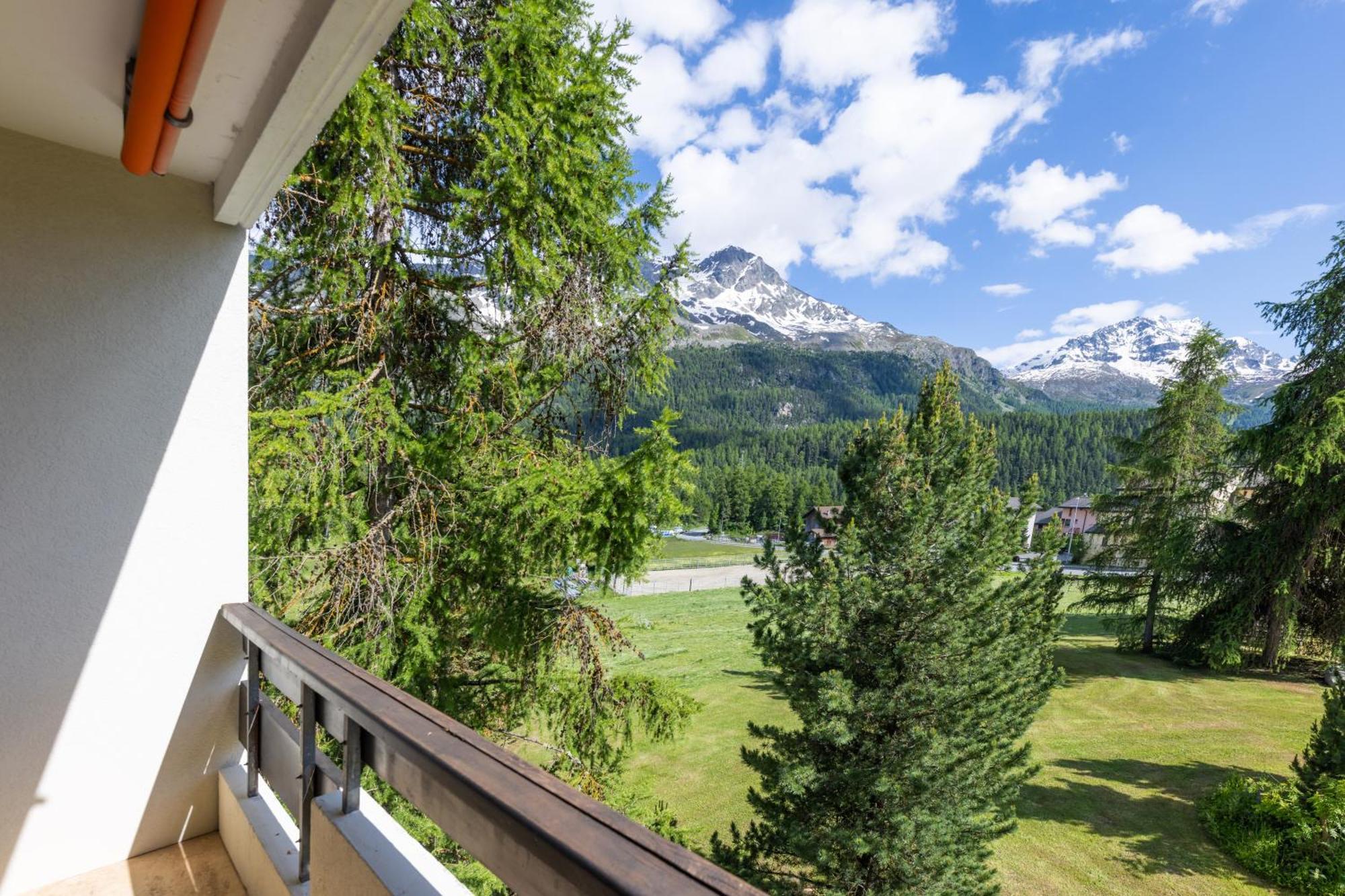 Cosy Apartment Facing Piz Rosatsch 圣莫里茨 外观 照片